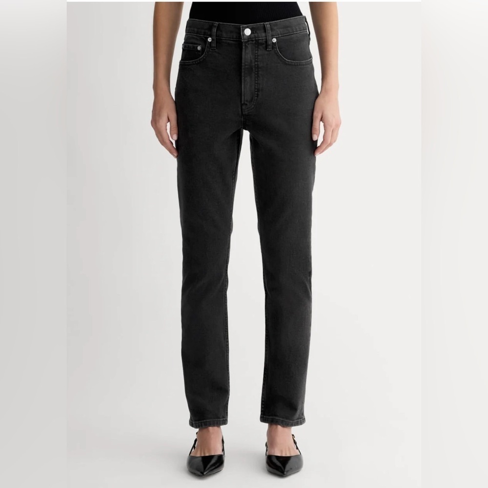 Everlane THE ORIGINAL CHEEKY JEAN washed black women’s size 27 regular